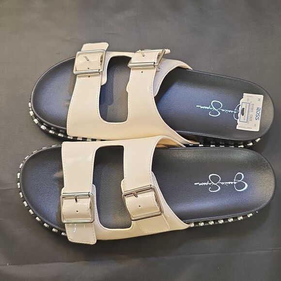 BRAND NEEW JESSICA SIMPSON WOMEN'S  DOUBLE  BUCKLE SANDALS G1 - Picture 6 of 15